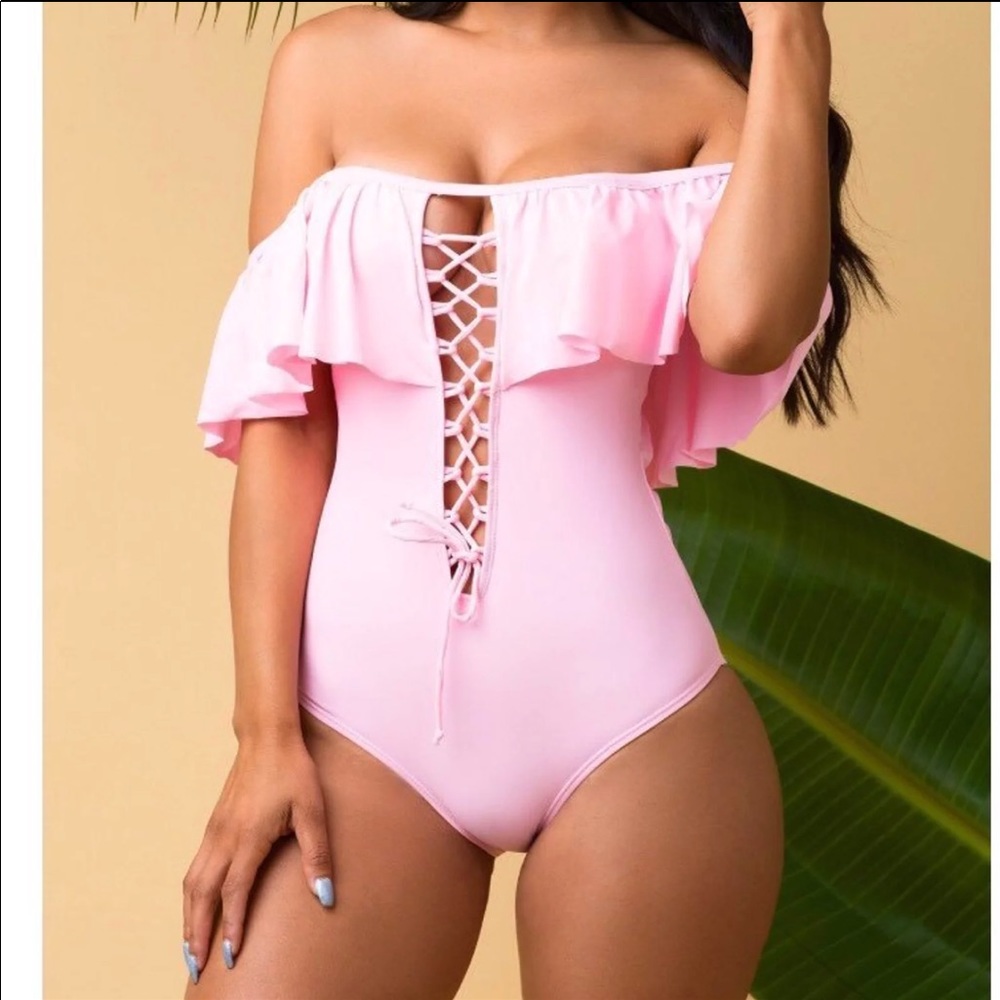 NWT Pink One Piece Swimsuit